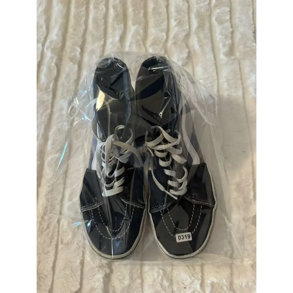 Vans Sk8-Hi High Top Sneakers Black Gray Men's 6.5 Women's 8 721356